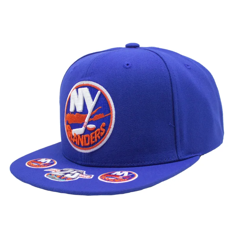 Men's Mitchell & Ness Nhl Vintage Hat Trick Snapback Islanders - Blue sold by Zulily