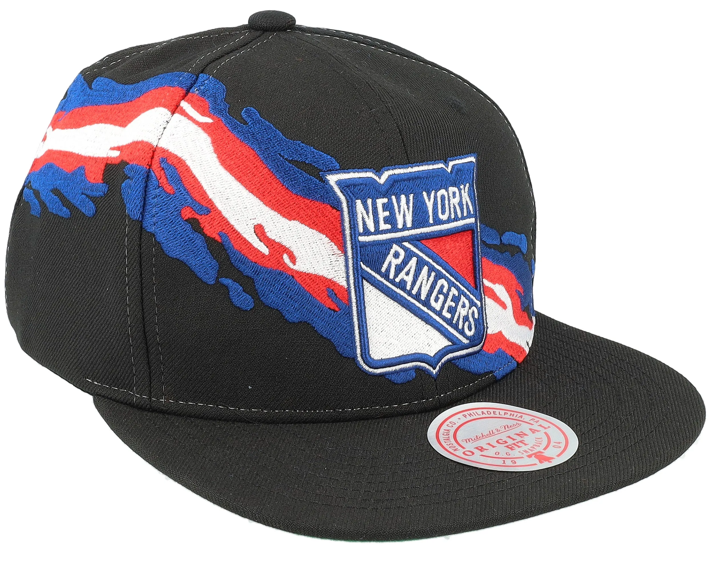 Men's Mitchell & Ness Nhl Vintage Paintbrush Snapback Rangers sold by Zulily