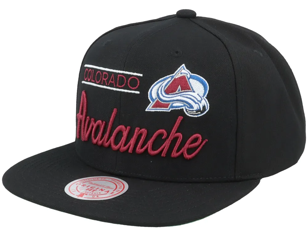 Men's Mitchell & Ness Nhl Retro Lock Up Snapback Avalanche sold by Zulily