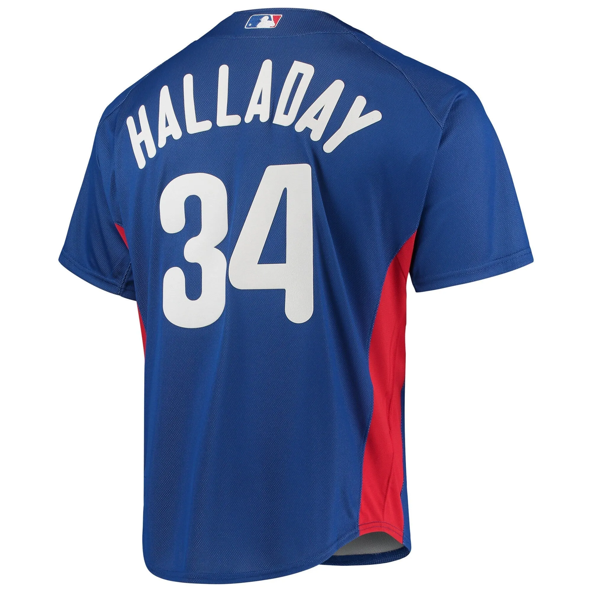 Men's Mitchell & Ness MLB Authentic Bp Pullover Jersey Phillies 2010 Roy Halladay sold by Zulily product image thumbnail 3