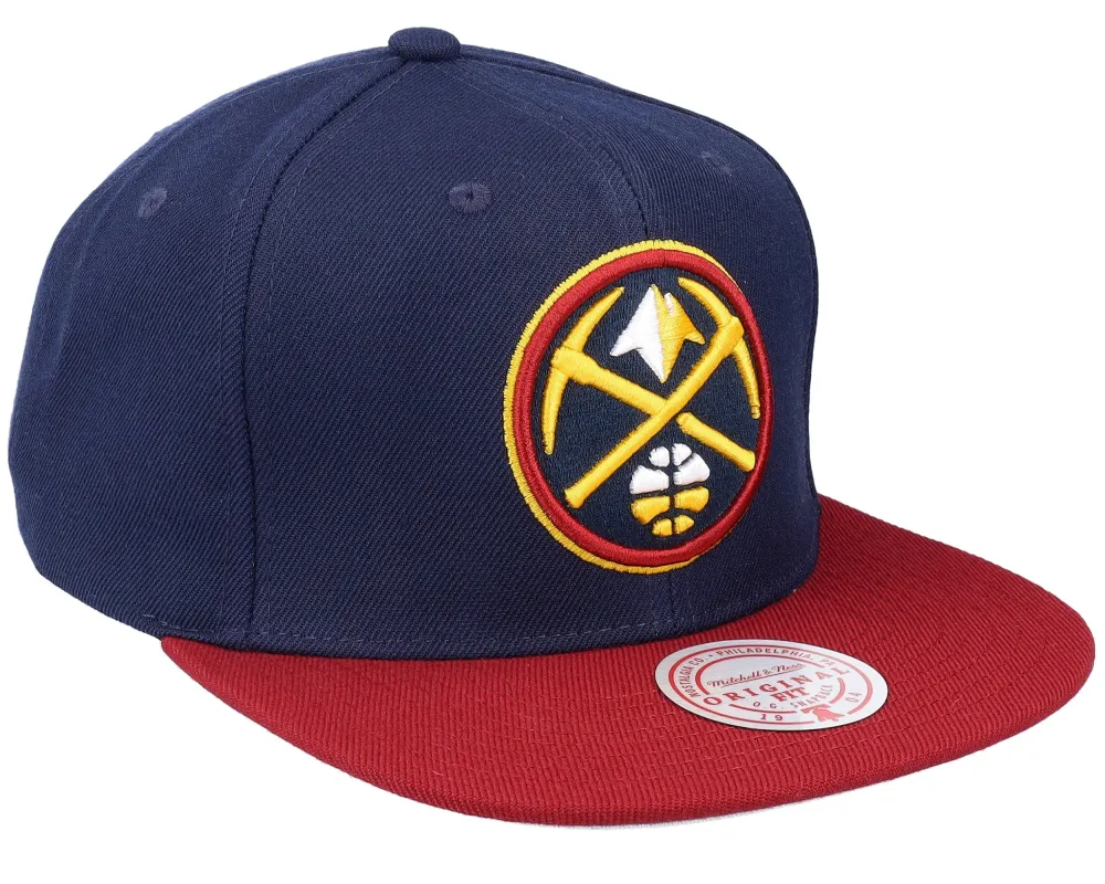 Men's Mitchell & Ness NBA Team 2 Tone 2.0 Snapback NBA NUGGets sold by Zulily