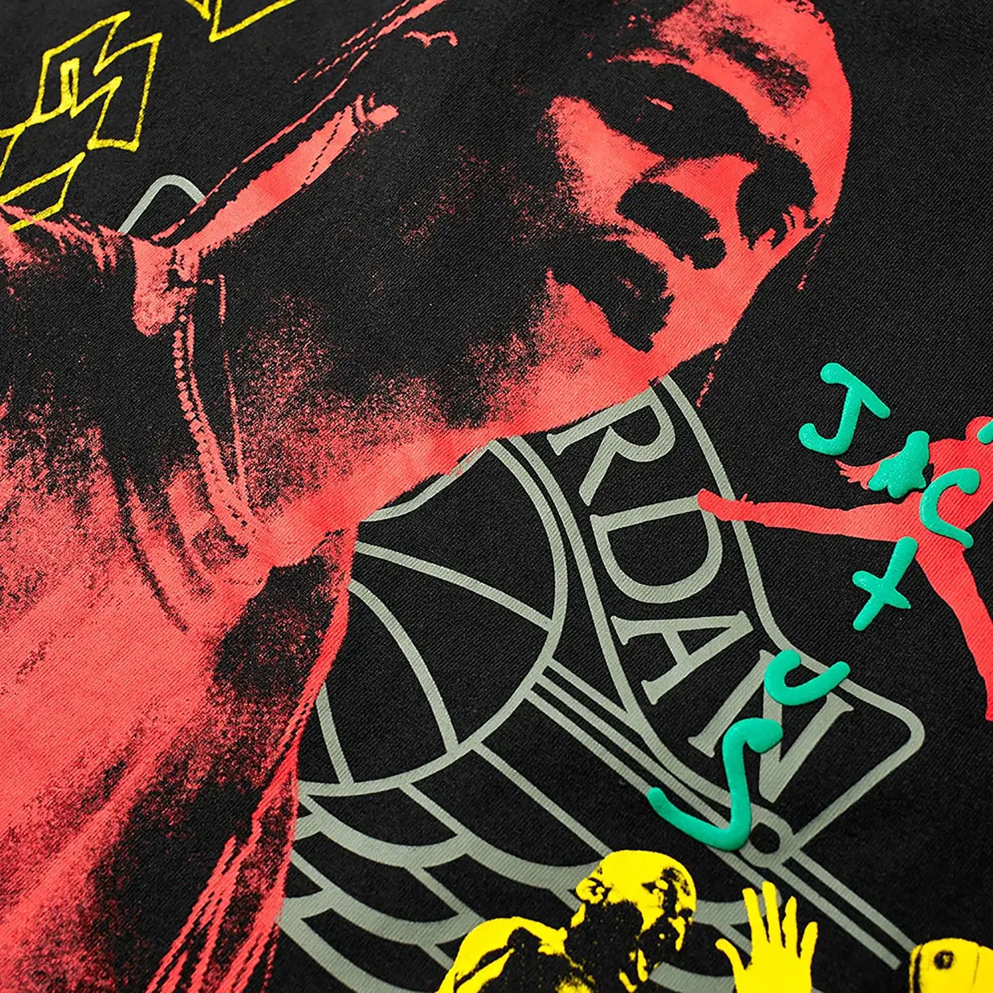 Men's Air Jordan X Travis Scott Cactus Jack Tee T-Shirt 'Black' sold by Zulily product image thumbnail 2