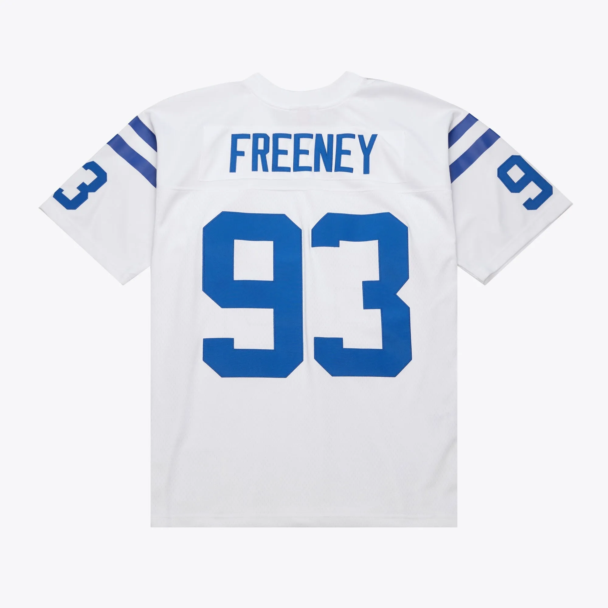 Men's Mitchell & Ness NFL White Jersey Colts 2006 Dwight Freeney sold by Zulily