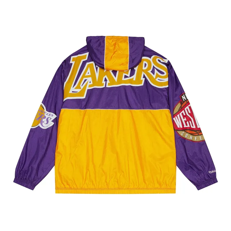 Men's Mitchell & Ness Team Og 2.0 Anorak Windbreaker Lakers sold by Zulily