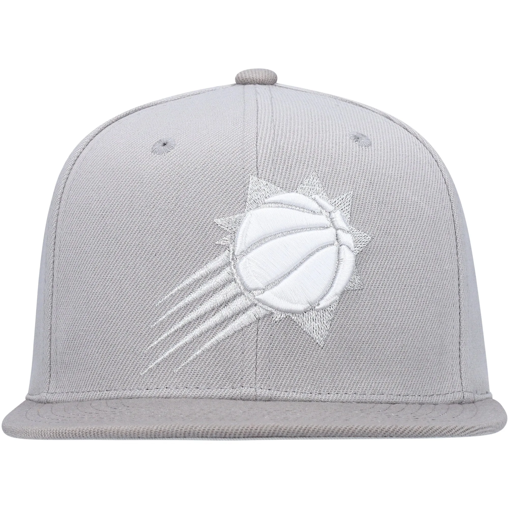 Men's Mitchell & Ness NBA Metallic Gray Snapback Suns - Grey sold by Zulily product image thumbnail 2