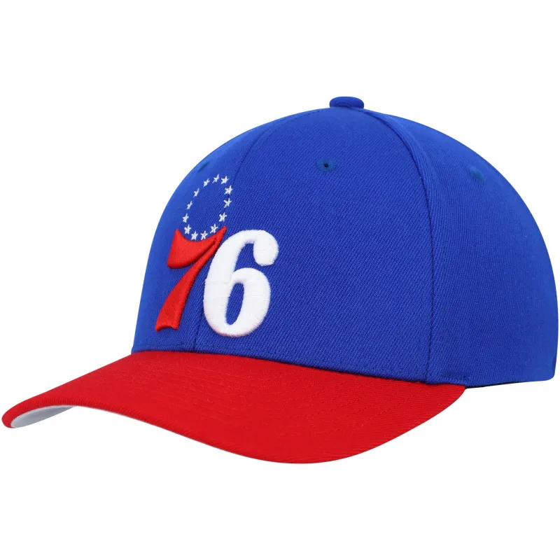 Men's Mitchell & Ness NBA Team 2 Tone 2.0 Stretch Snapback NBA 76Ers sold by Zulily