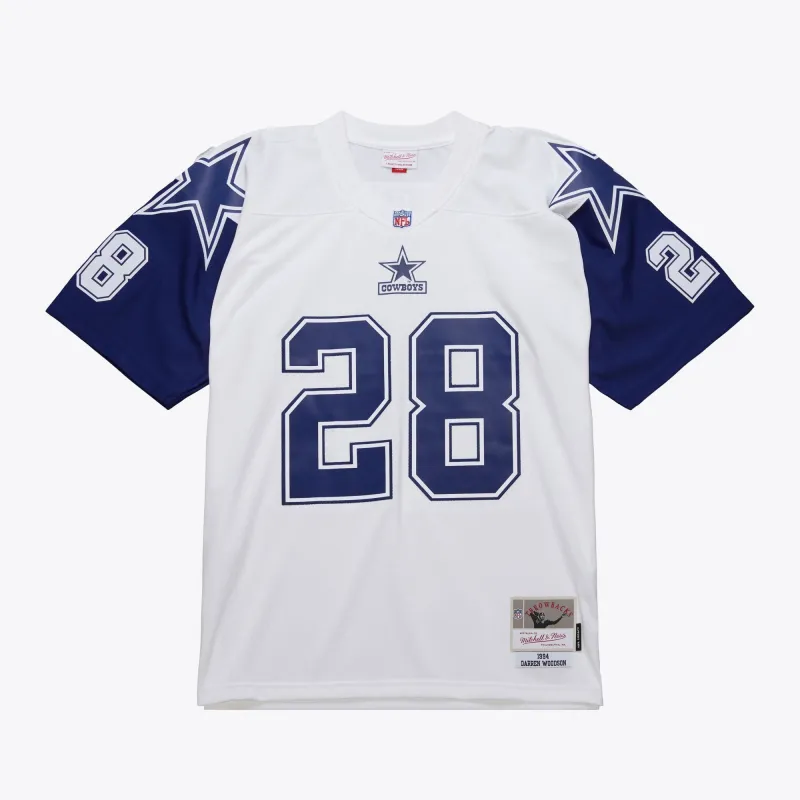 Men's Mitchell & Ness NFL White Jersey Cowboys 1994 Darren Woodson sold by Zulily