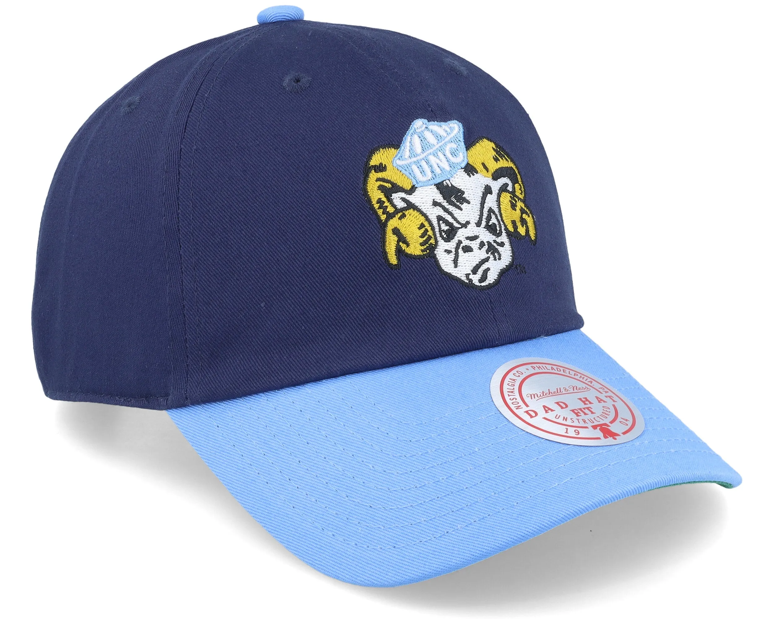 Men's Mitchell & Ness Ncaa Team 2 Tone 2.0 Dad Strapback North Carolina sold by Zulily