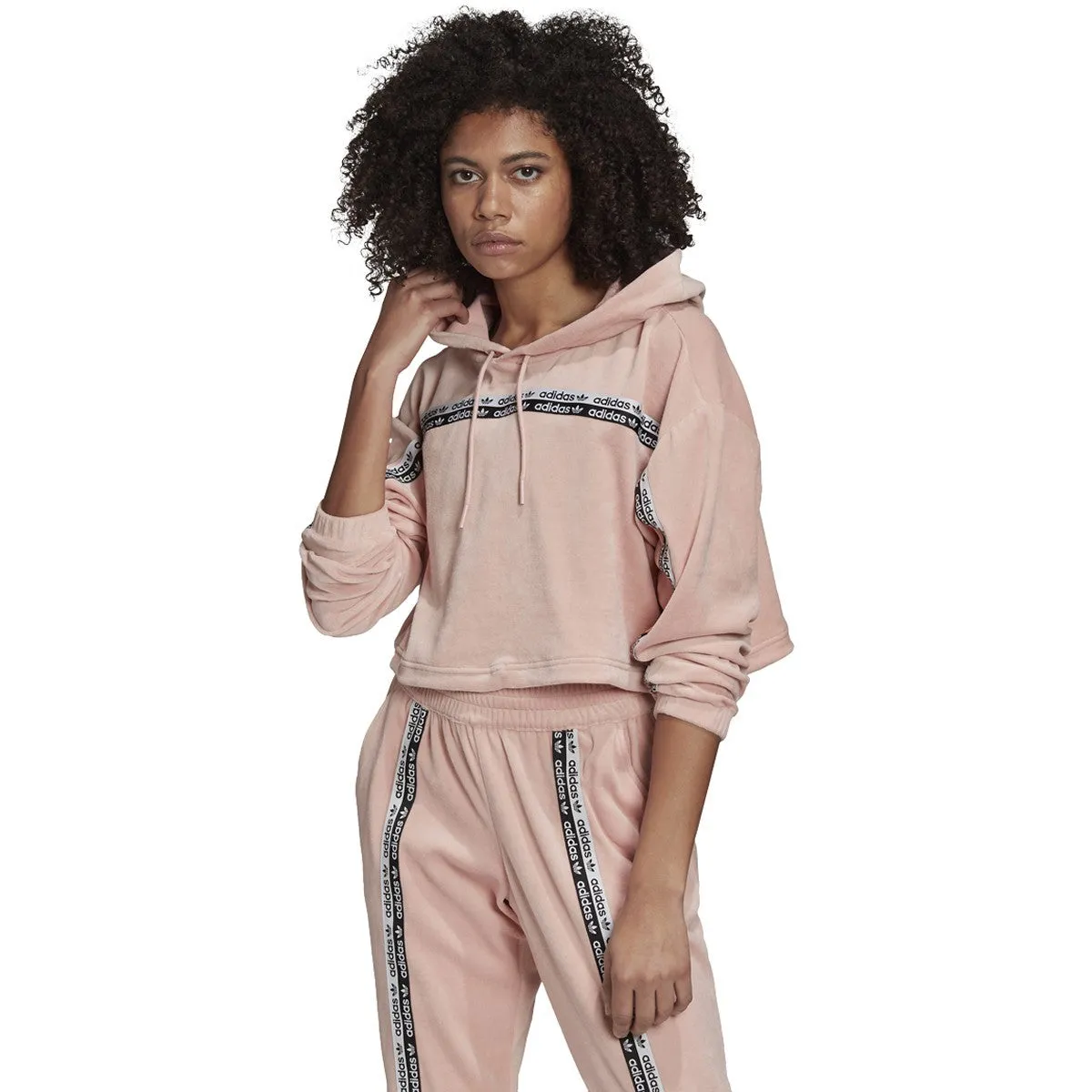 Women's adidas Originals Cropped Hoodie sold by Zulily product image thumbnail 3