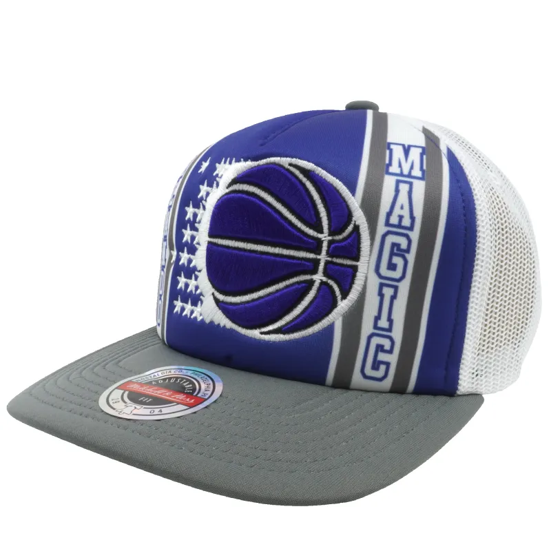 Men's Mitchell & Ness NBA Retro Trucker Snapback Hwc Magic sold by Zulily