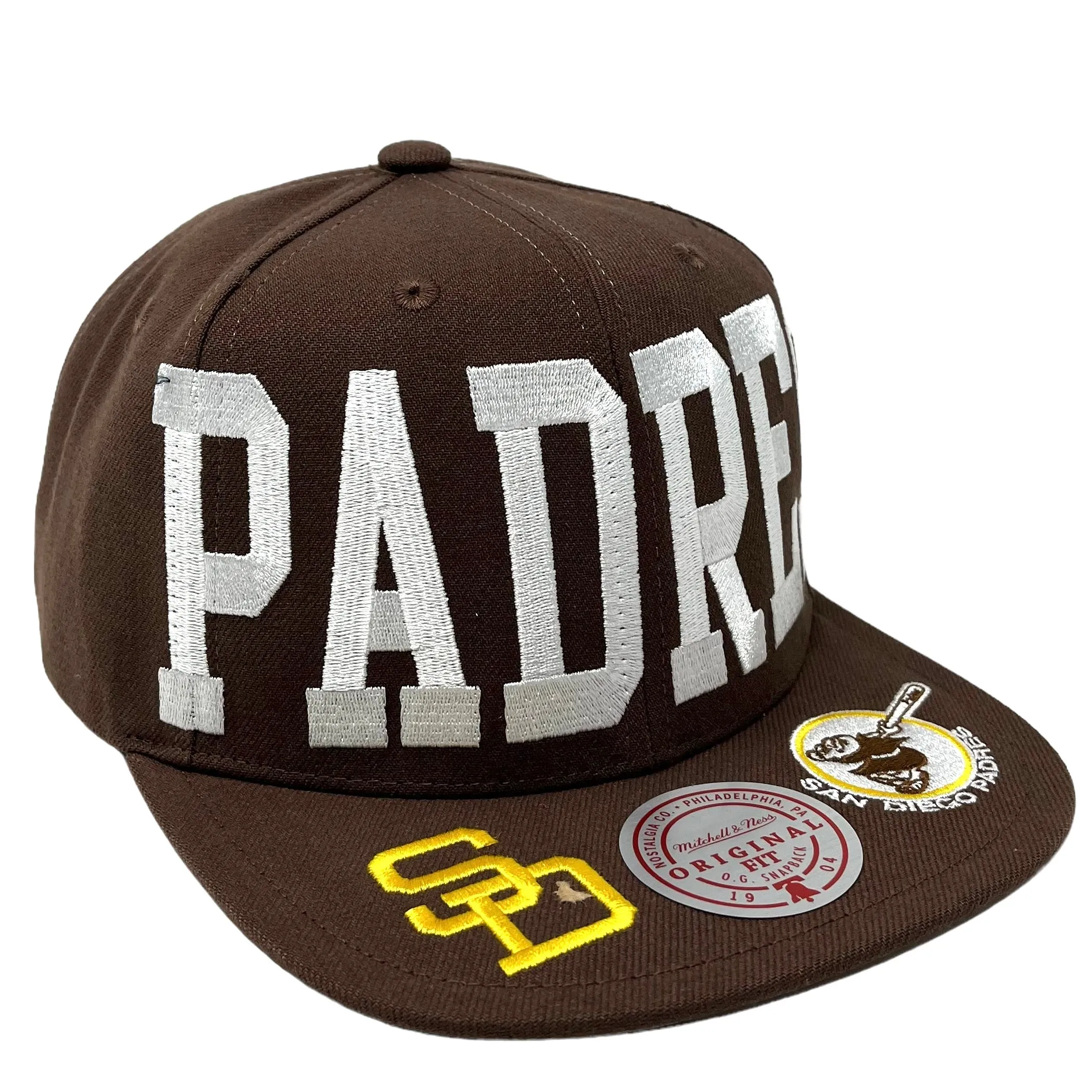 Men's Mitchell & Ness MLB Big Text 1 Snapback Coop Padres - Brown sold by Zulily product image thumbnail 3