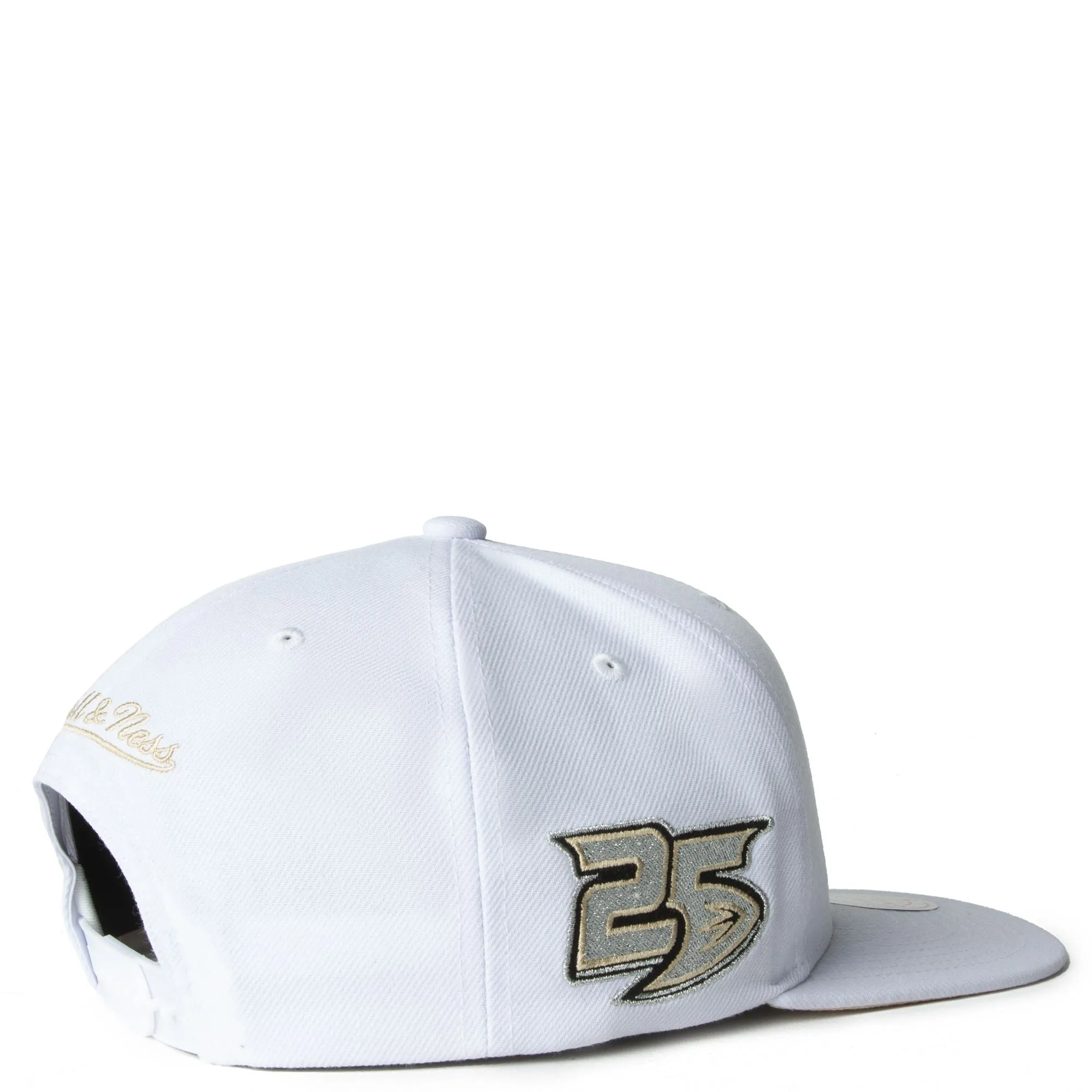 Men's Mitchell & Ness Nhl Winter White Snapback Ducks - White sold by Zulily product image thumbnail 3