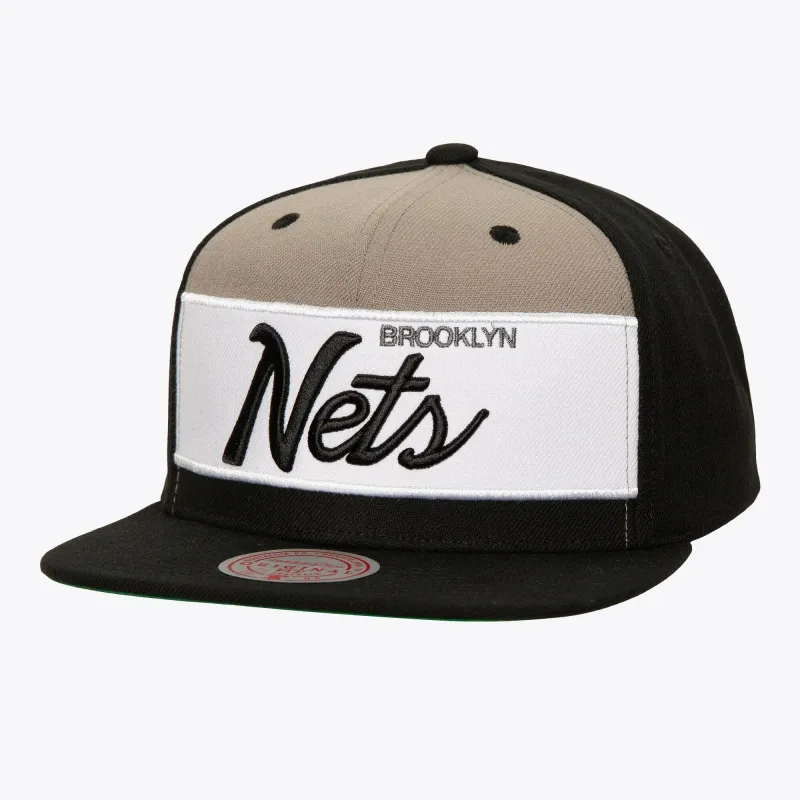 Men's Mitchell & Ness NBA Retro Sport Snapback Nets sold by Zulily
