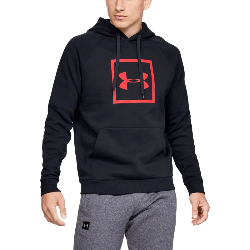 Men's Under Armour Rival Fleece Box Logo Hoodie sold by Zulily