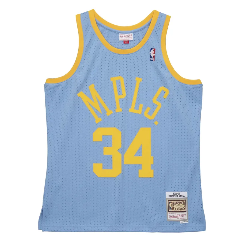 Men's Mitchell & Ness Authentic Jersey Lakers 2001 Shaq sold by Zulily