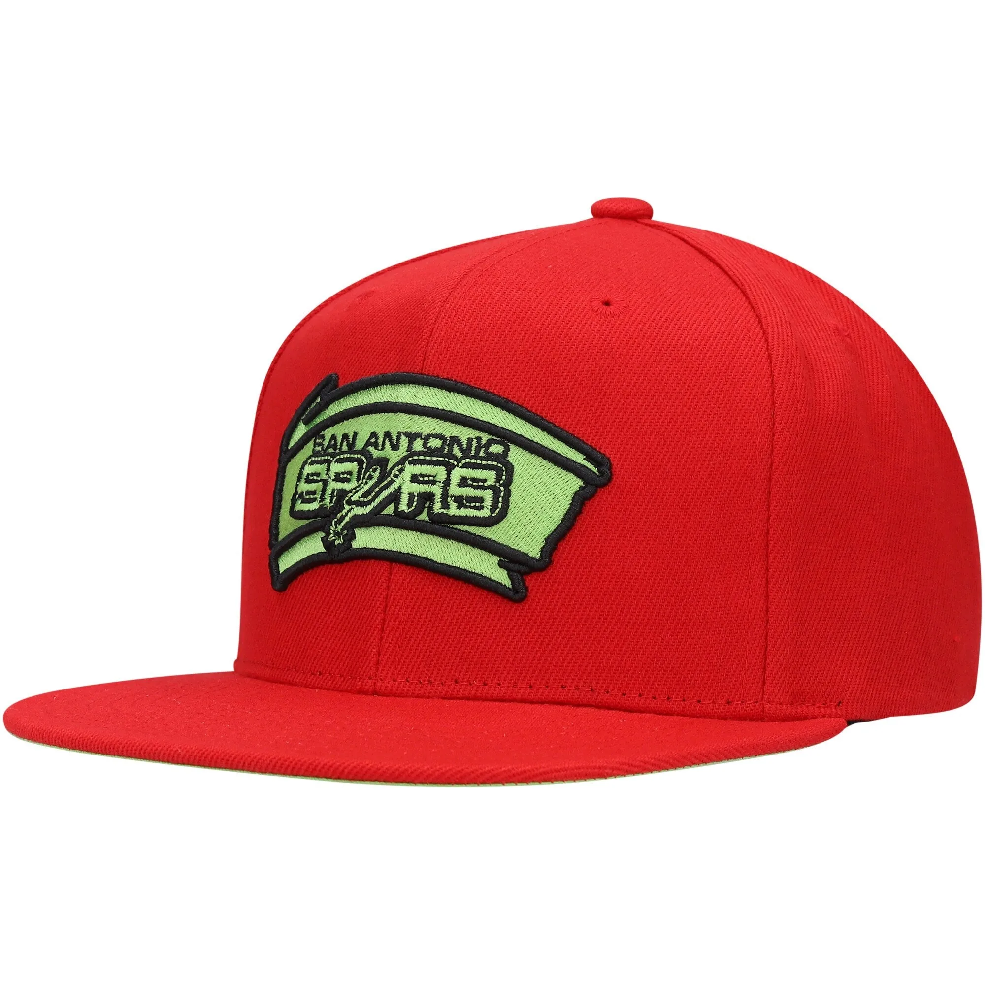 Men's Mitchell & Ness NBA Reverse Candy Apple Snapback Hwc Spurs sold by Zulily