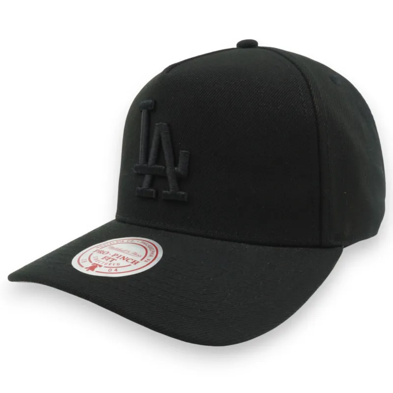 Men's Mitchell & Ness MLB Raised Up Pro Pinch Snapback Dodgers - Black sold by Zulily