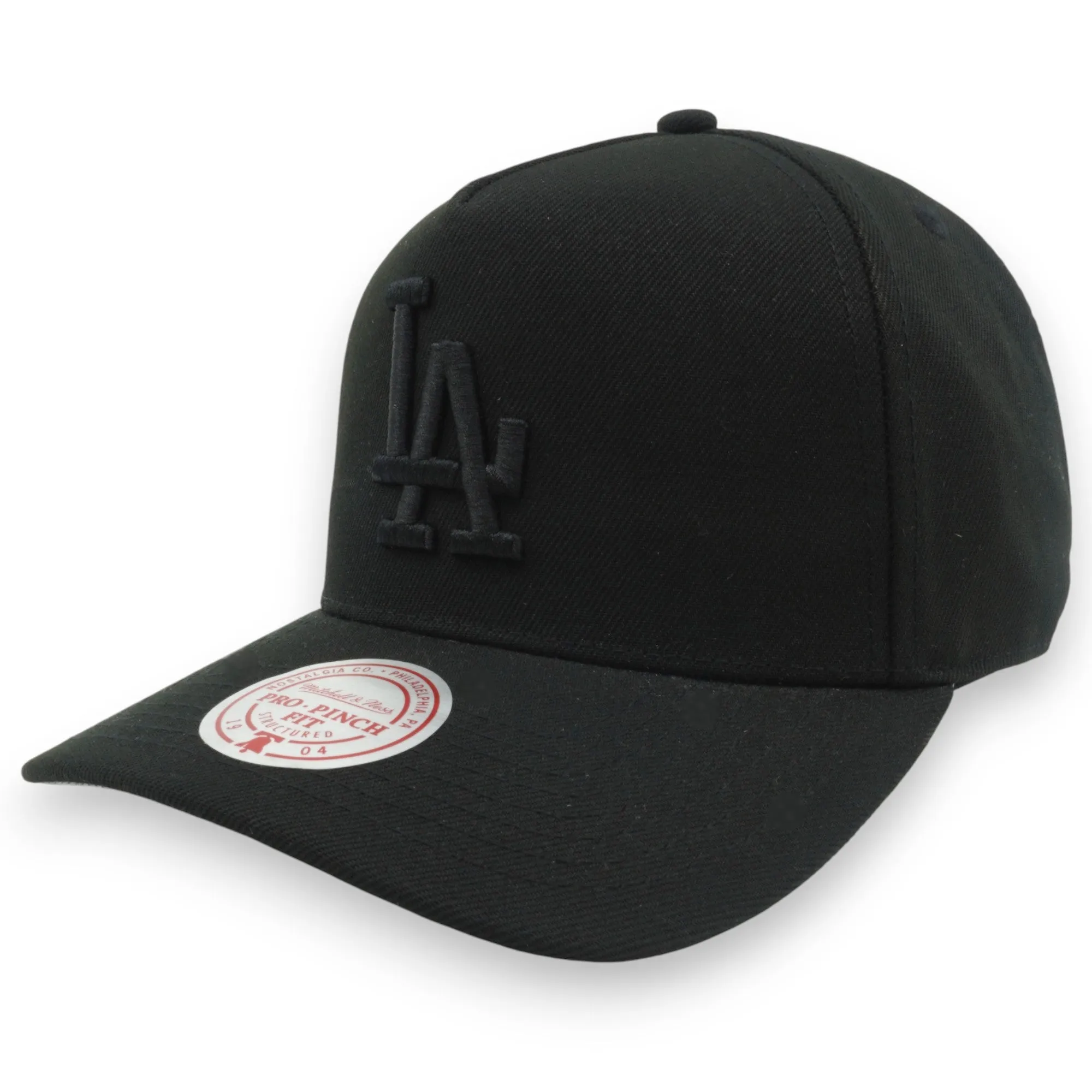 Men's Mitchell & Ness MLB Raised Up Pro Pinch Snapback Dodgers - Black sold by Zulily