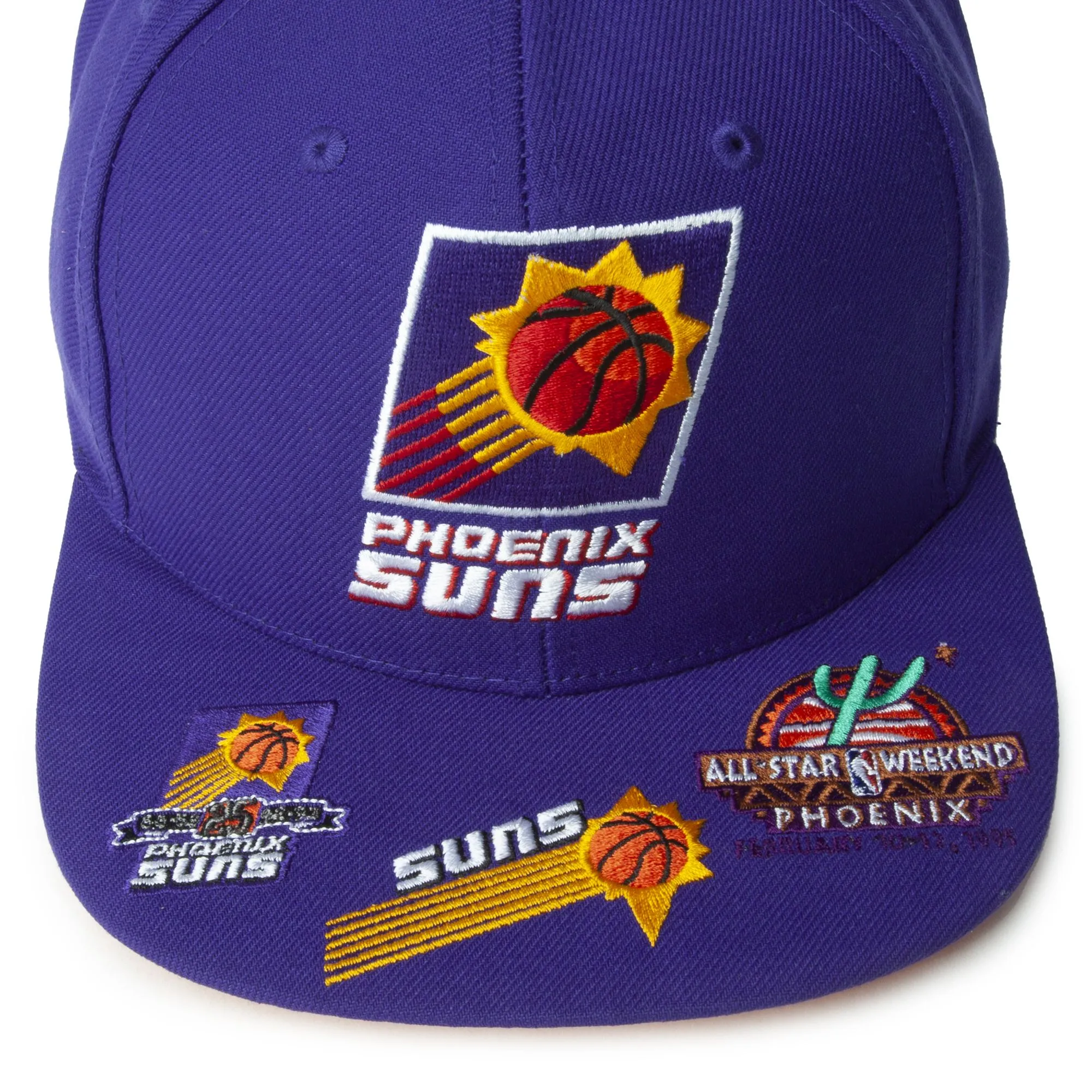 Men's Mitchell & Ness NBA Front Face Snapback Hwc Suns sold by Zulily