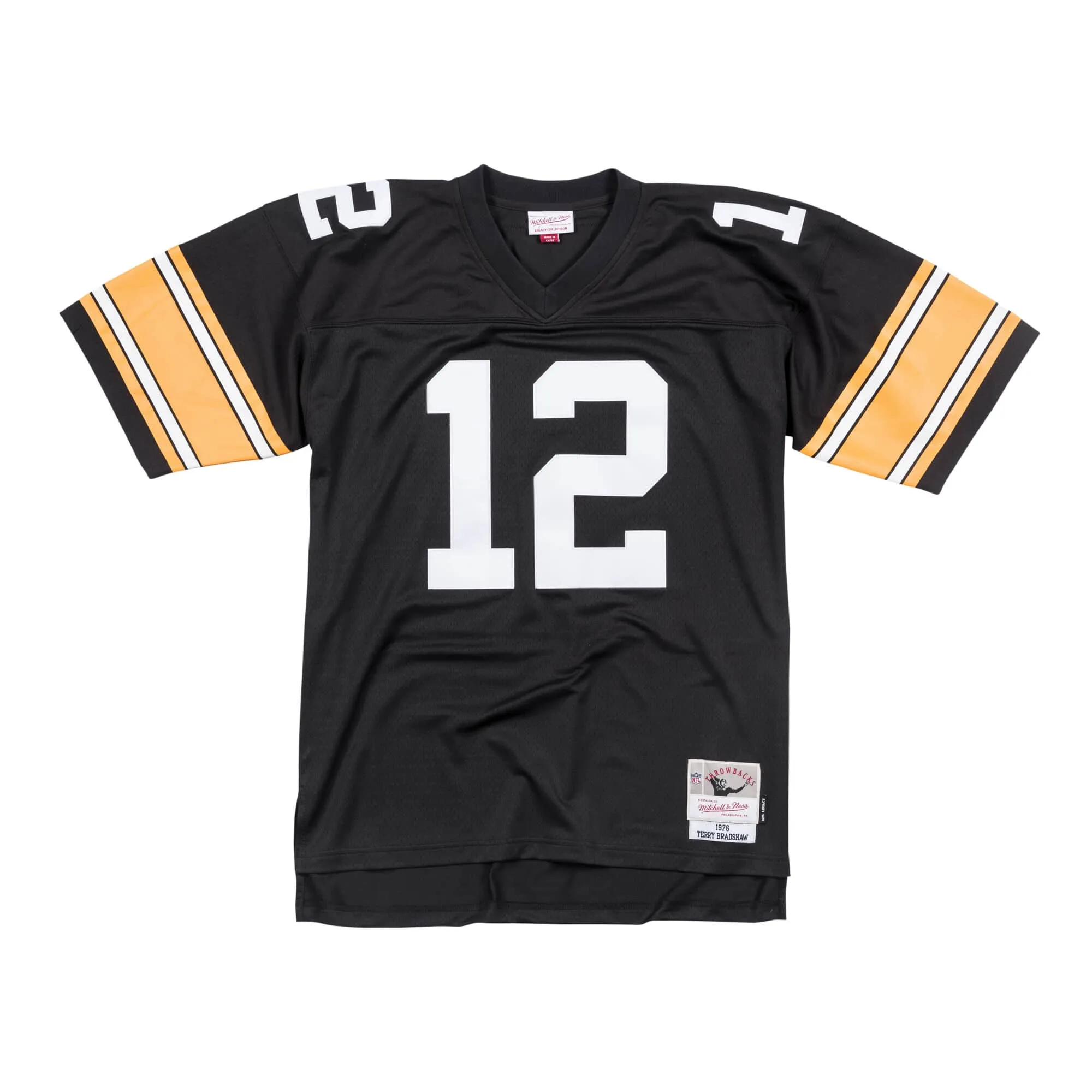 Men's Mitchell & Ness NFL Legacy Jersey Steelers 1976 Terry Bradshaw sold by Zulily