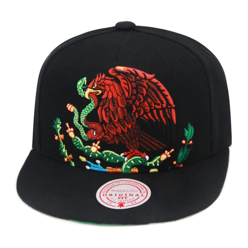 Men's Mitchell & Ness Branded Cropped Eagle Snapback - Mexican Flag made by Mitchell & Ness