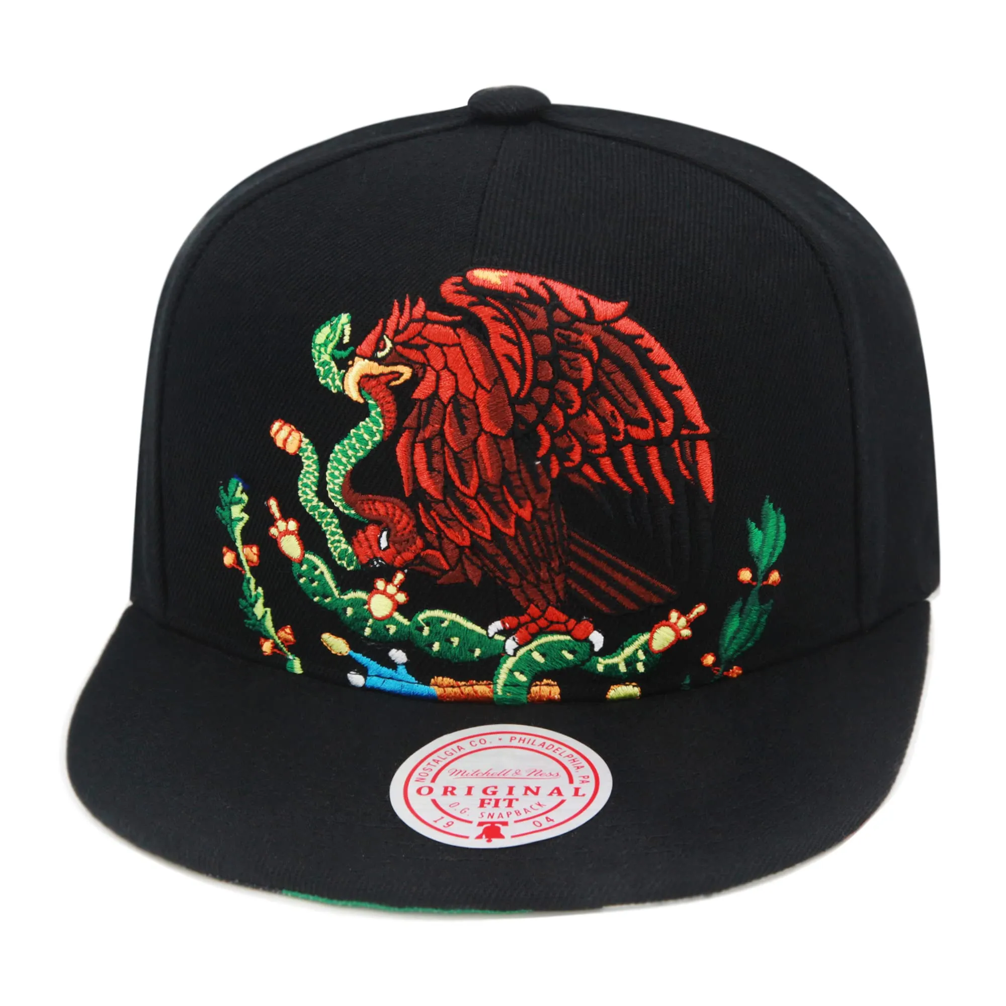 Men's Mitchell & Ness Branded Cropped Eagle Snapback - Mexican Flag sold by Zulily