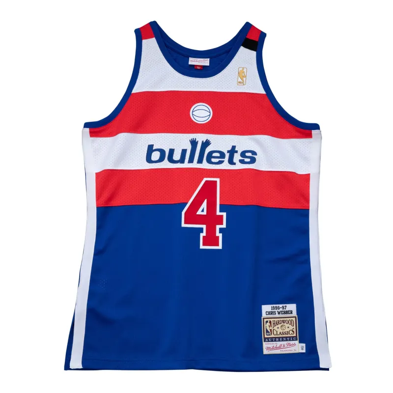 Mitchell & Ness NBA Authentic Jersey Washington Bullets 96-97 Chris Webber made by Mitchell & Ness
