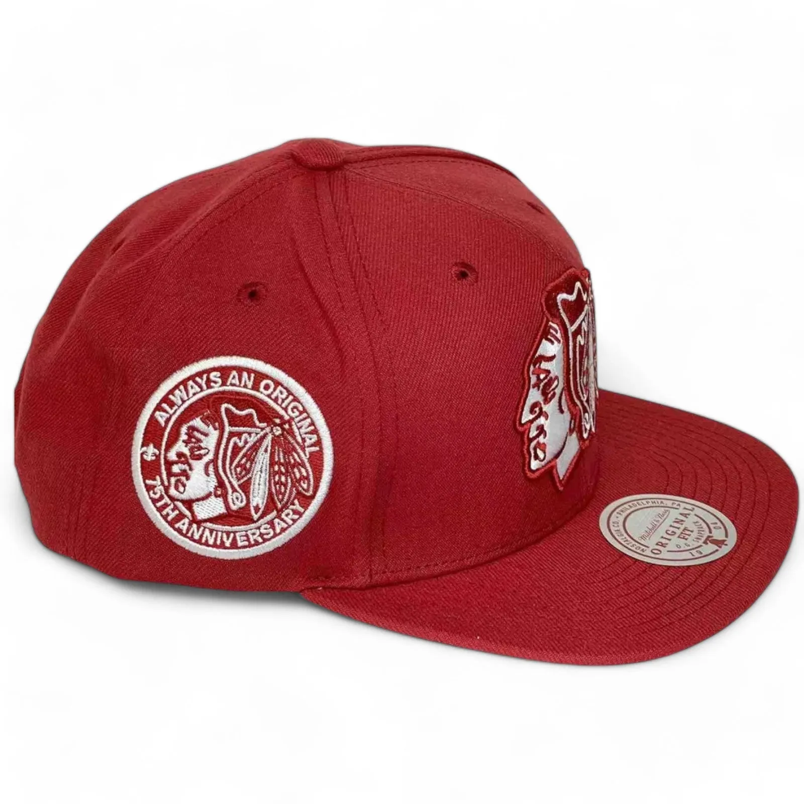 Men's Mitchell & Ness Nhl Back To Basics Snapback Blackhawks - Red sold by Zulily product image thumbnail 2