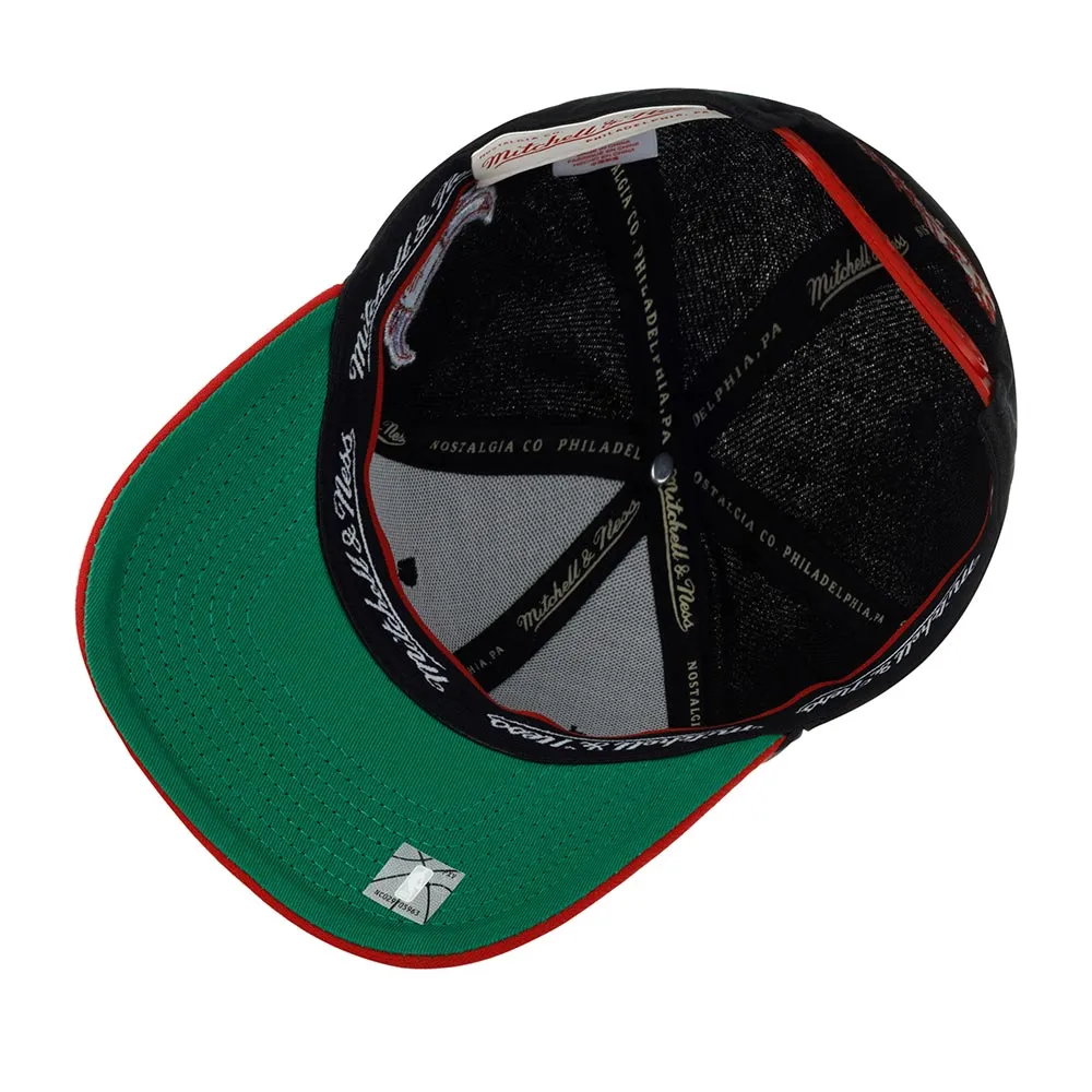 Men's Mitchell & Ness NBA Shredder Stretch Snapback Hwc Bulls - Red sold by Zulily product image thumbnail 4