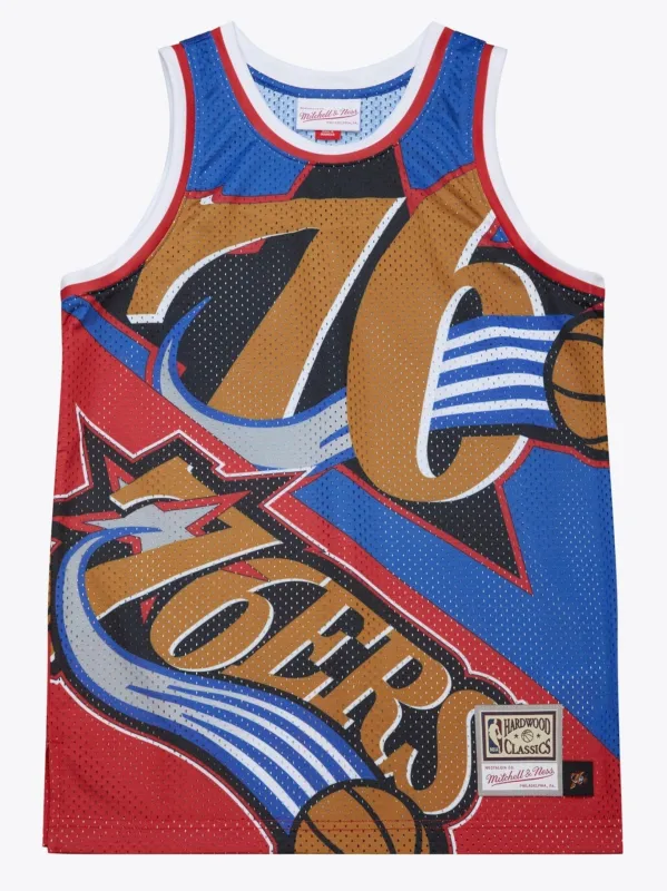 Men's Mitchell & Ness Big Face Fashion Tank 5.0 76Ers sold by Zulily