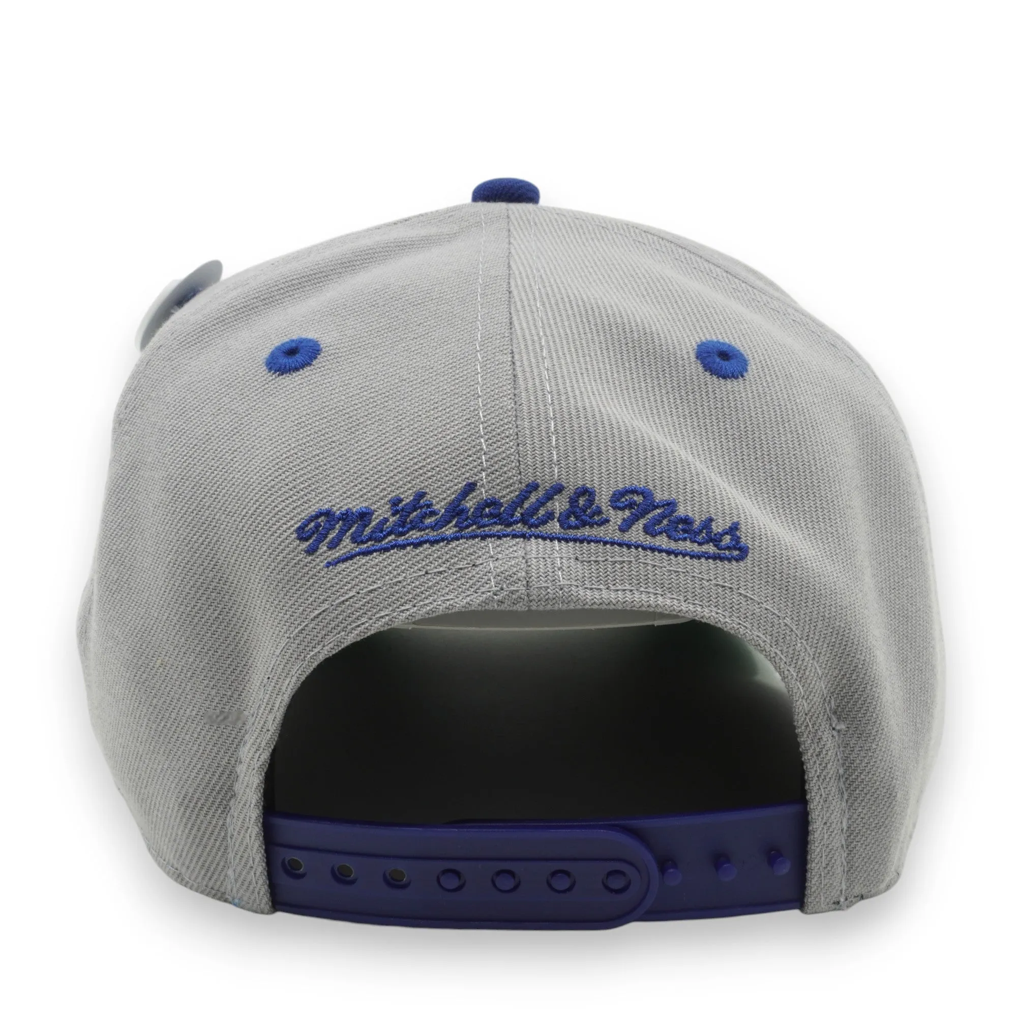 Men's Mitchell & Ness MLB Team Ball Pro Snapback Dodgers - Grey sold by Zulily product image thumbnail 5