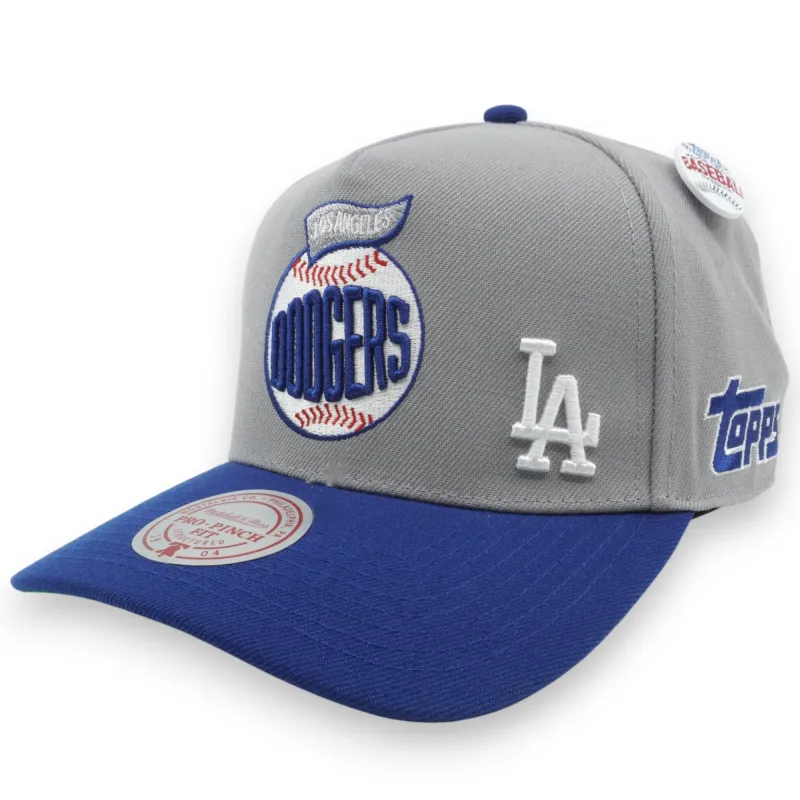 Men's Mitchell & Ness MLB Team Ball Pro Snapback Dodgers - Grey sold by Zulily