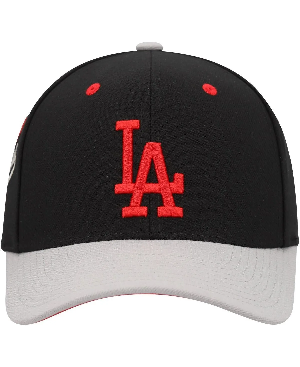 Men's Mitchell & Ness MLB Bred Pro Snapback Dodgers - Black sold by Zulily product image thumbnail 2