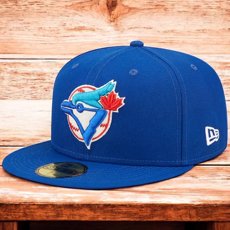 Men's New Era MLB Toronto Blue Jays 5950 Pop Sweat Fitted-Royal sold by Zulily