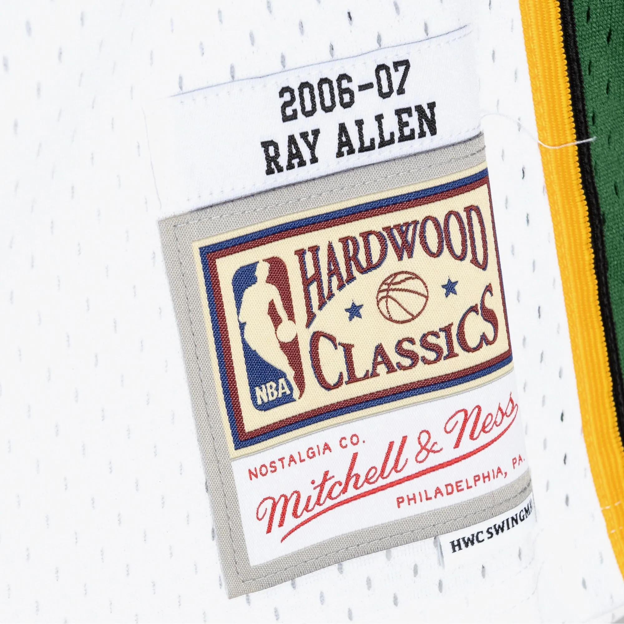 Men's Mitchell & Ness NBA Swingman Jersey Supersonics 2006 Ray Allen sold by Zulily product image thumbnail 4