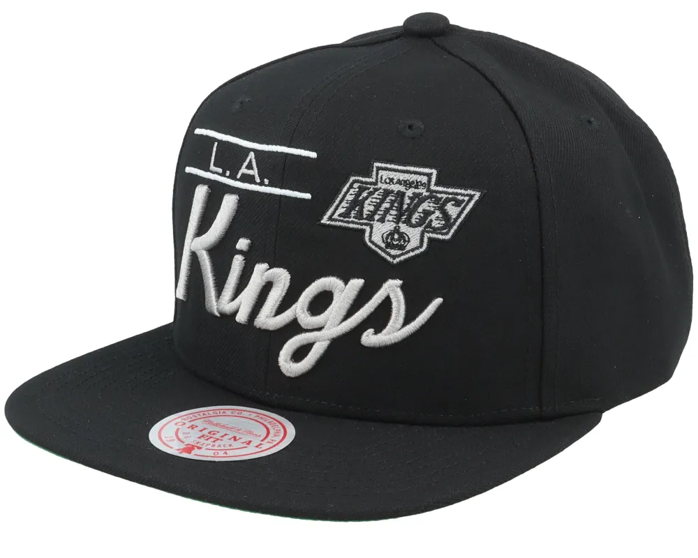 Men's Mitchell & Ness Nhl Retro Lock Up Snapback Kings made by Mitchell & Ness