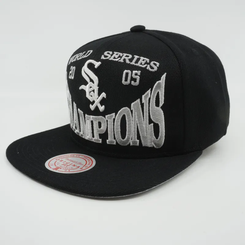 Men's Mitchell & Ness MLB Big Champ Snapback White Sox 2005 - Black made by Mitchell & Ness