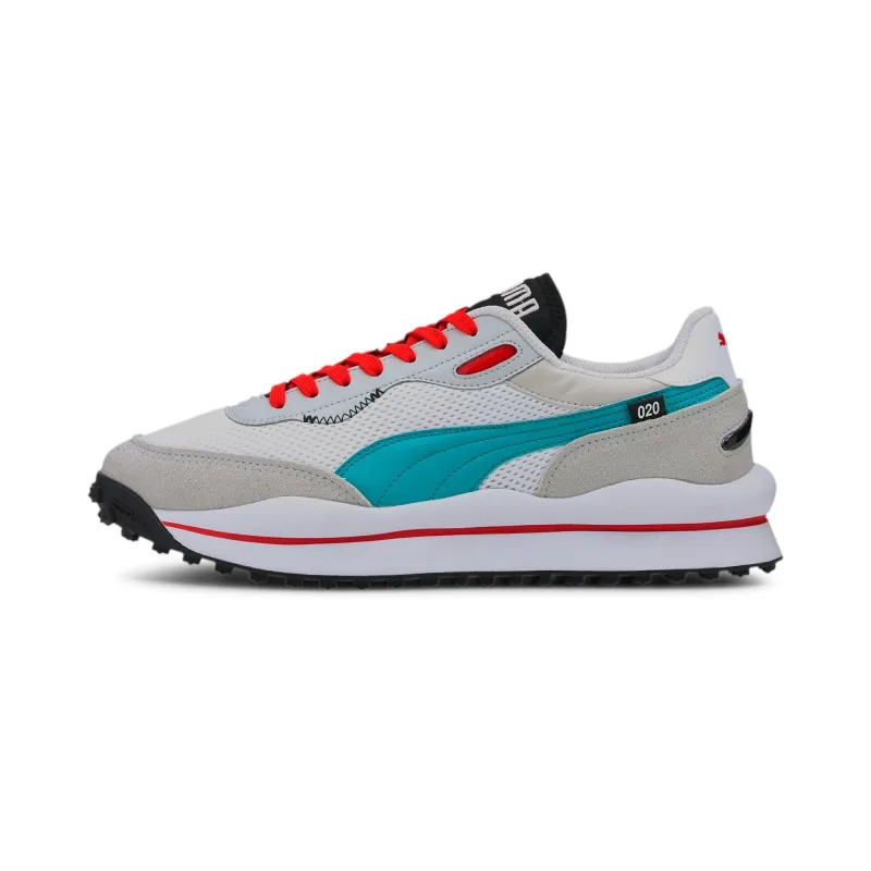 Men's Puma Style Rider 'Neo Archive - White Grey Violet' sold by Zulily