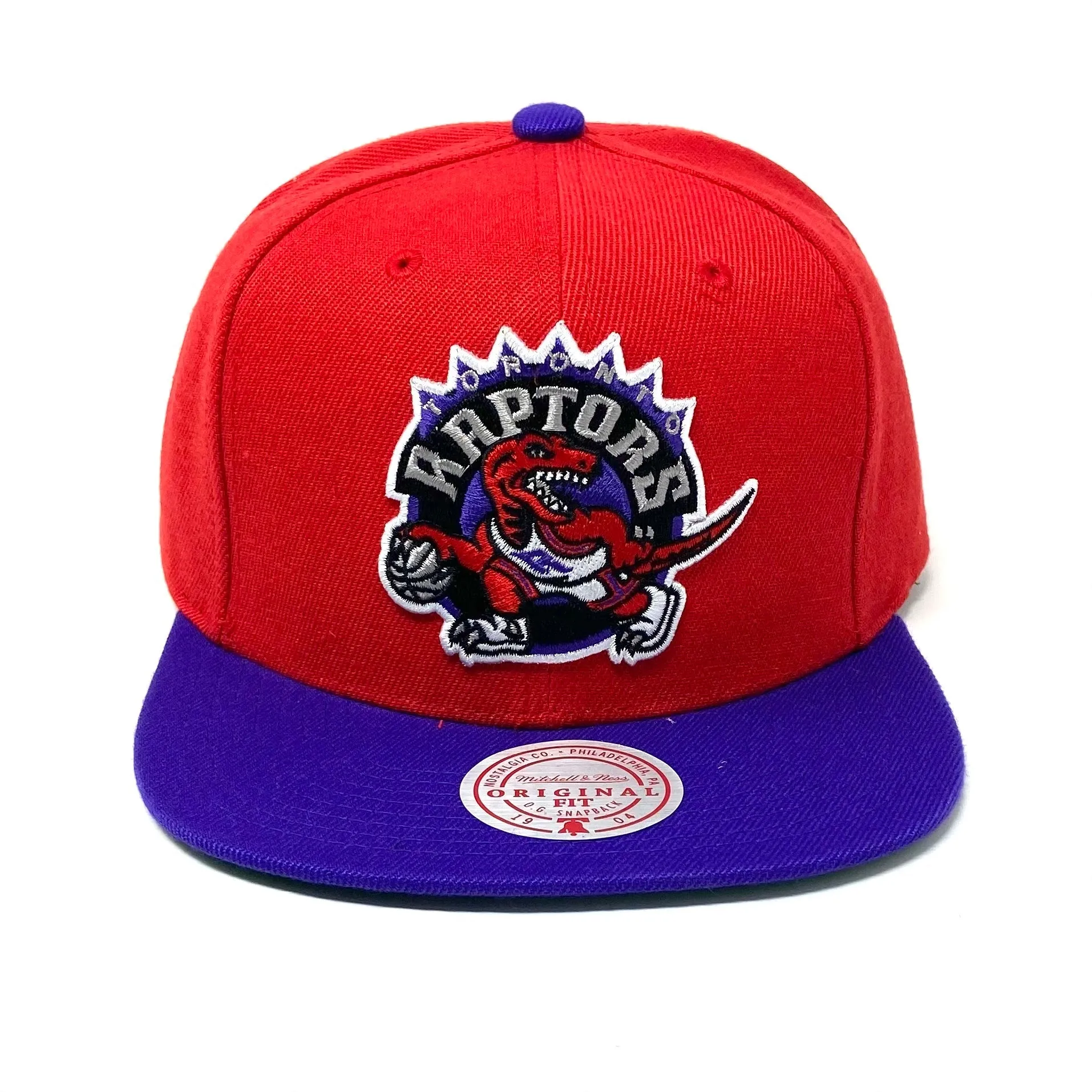 Men's Mitchell & Ness NBA Core Basic Snapback Hwc Raptors - Red-Purple sold by Zulily product image thumbnail 2