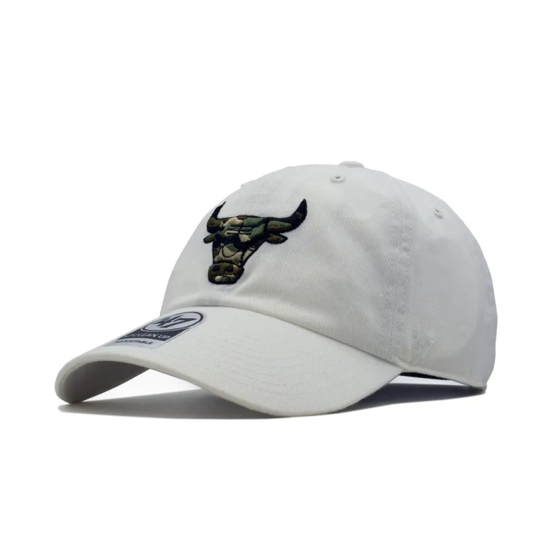 Men's 47 Brand Chicago Bulls Clean Up Strapback - White sold by Zulily