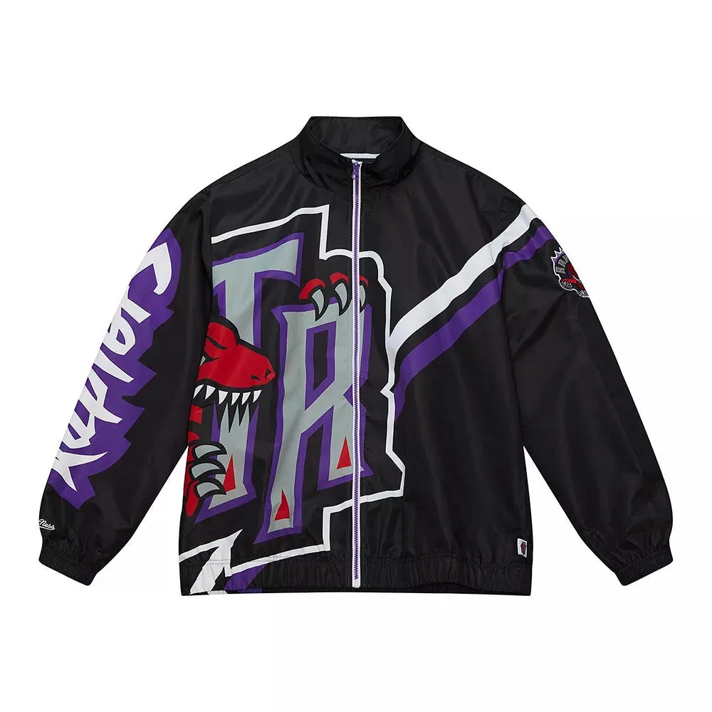 Men's Mitchell & Ness Exploded Logo Warm Up Jacket Raptors sold by Zulily