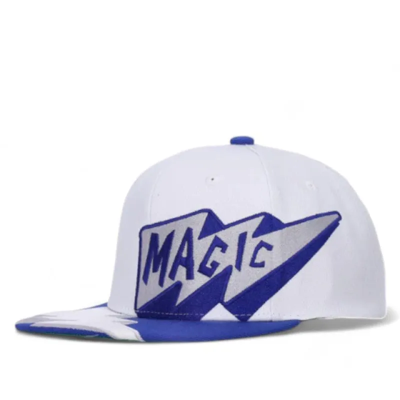 Men's Mitchell & Ness NBA Fast Times Snapback Hwc Magic - White made by Mitchell & Ness