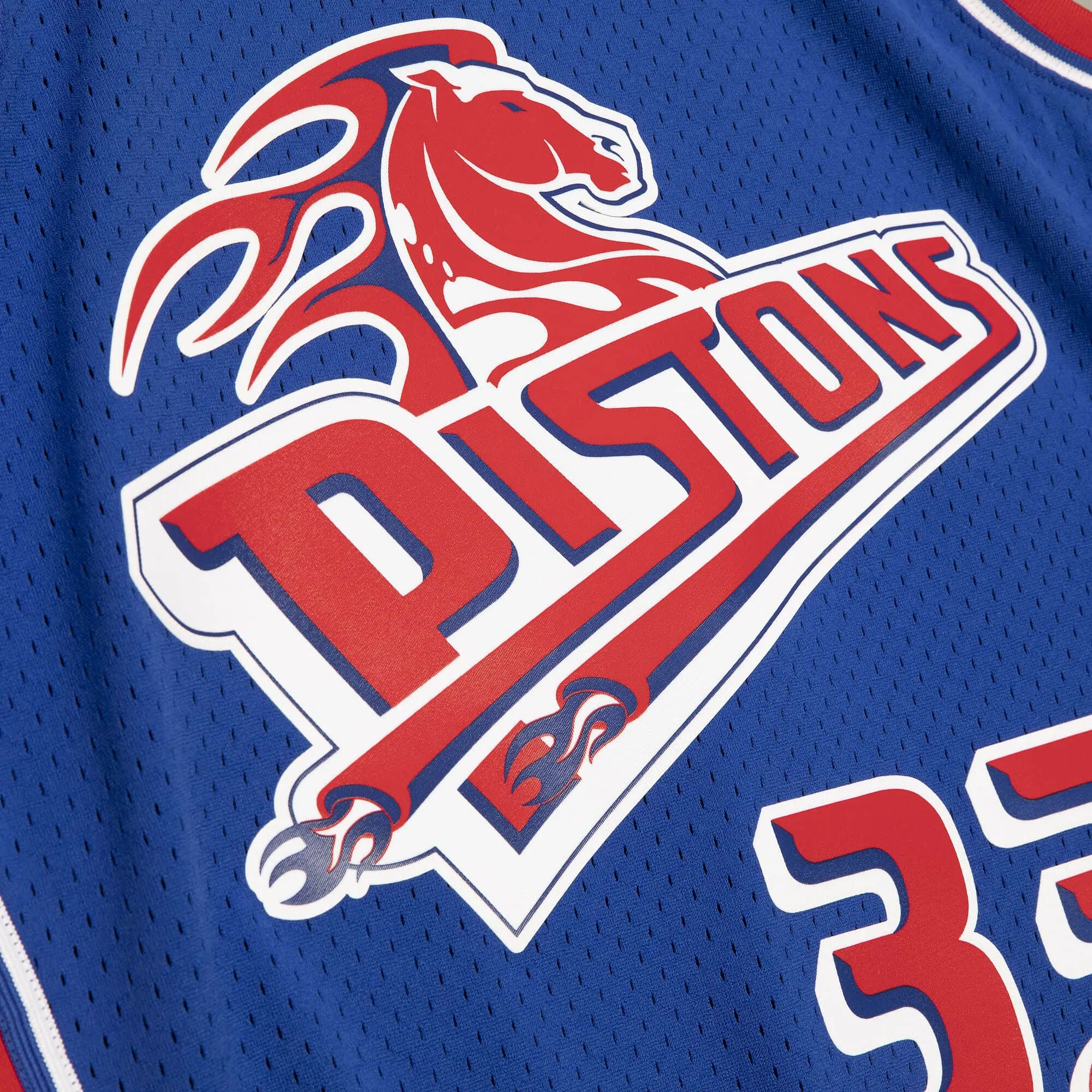 Men's Mitchell & Ness NBA Reload Swingman Jersey - Detroit Pistons '98 Grant Hill sold by Zulily product image thumbnail 3