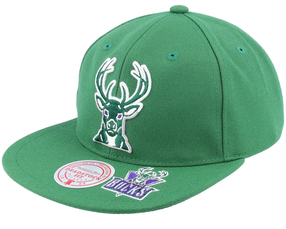 Men's Mitchell & Ness NBA Dead Remix Deadstock Snapback Hwc Bucks - Green sold by Zulily