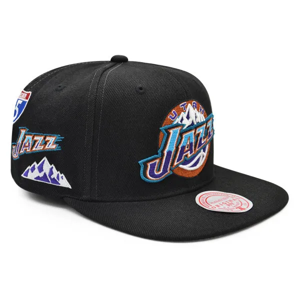 Men's Mitchell & Ness NBA Hyperlocal Snapback Hwc Jazz - Black sold by Zulily product image thumbnail 3