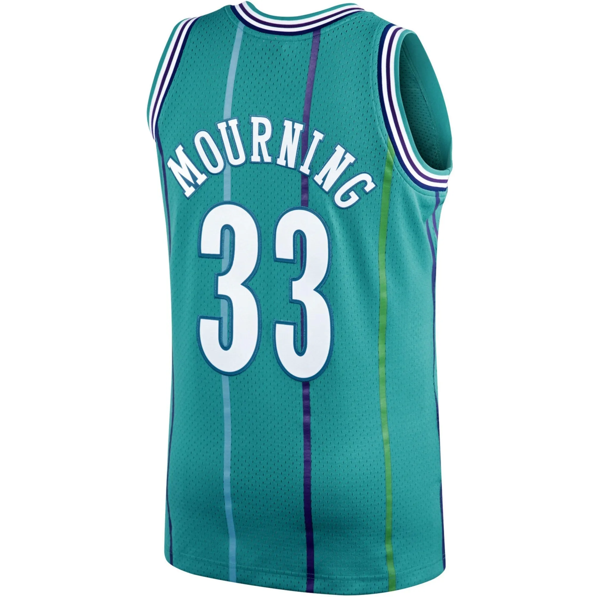 Men's Mitchell & Ness Authentic Road Jersey Hornets 1992 Alonzo Mourning sold by Zulily product image thumbnail 2