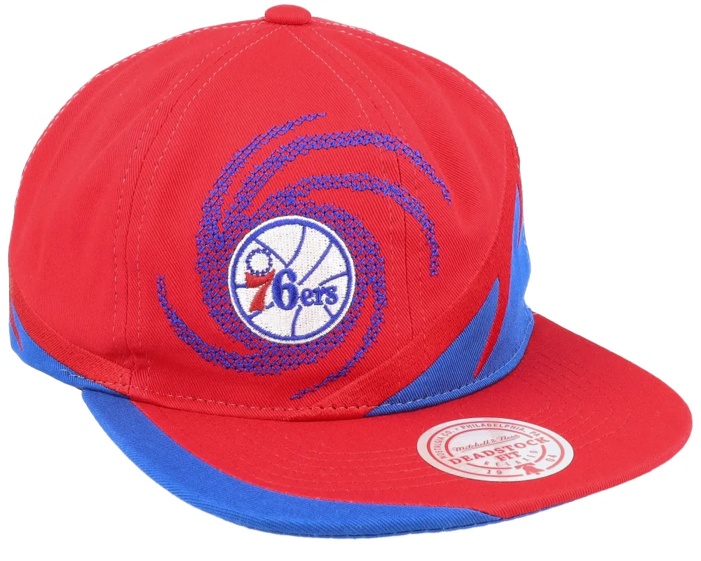 Men's Mitchell & Ness NBA Spiral Deadstock Snapback Hwc 76Ers sold by Zulily
