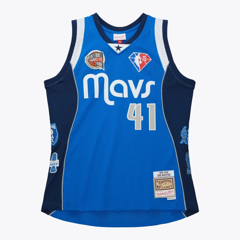 Men's Mitchell & Ness NBA Hof Swingman Jersey Mavericks Dirk Nowitzki sold by Zulily