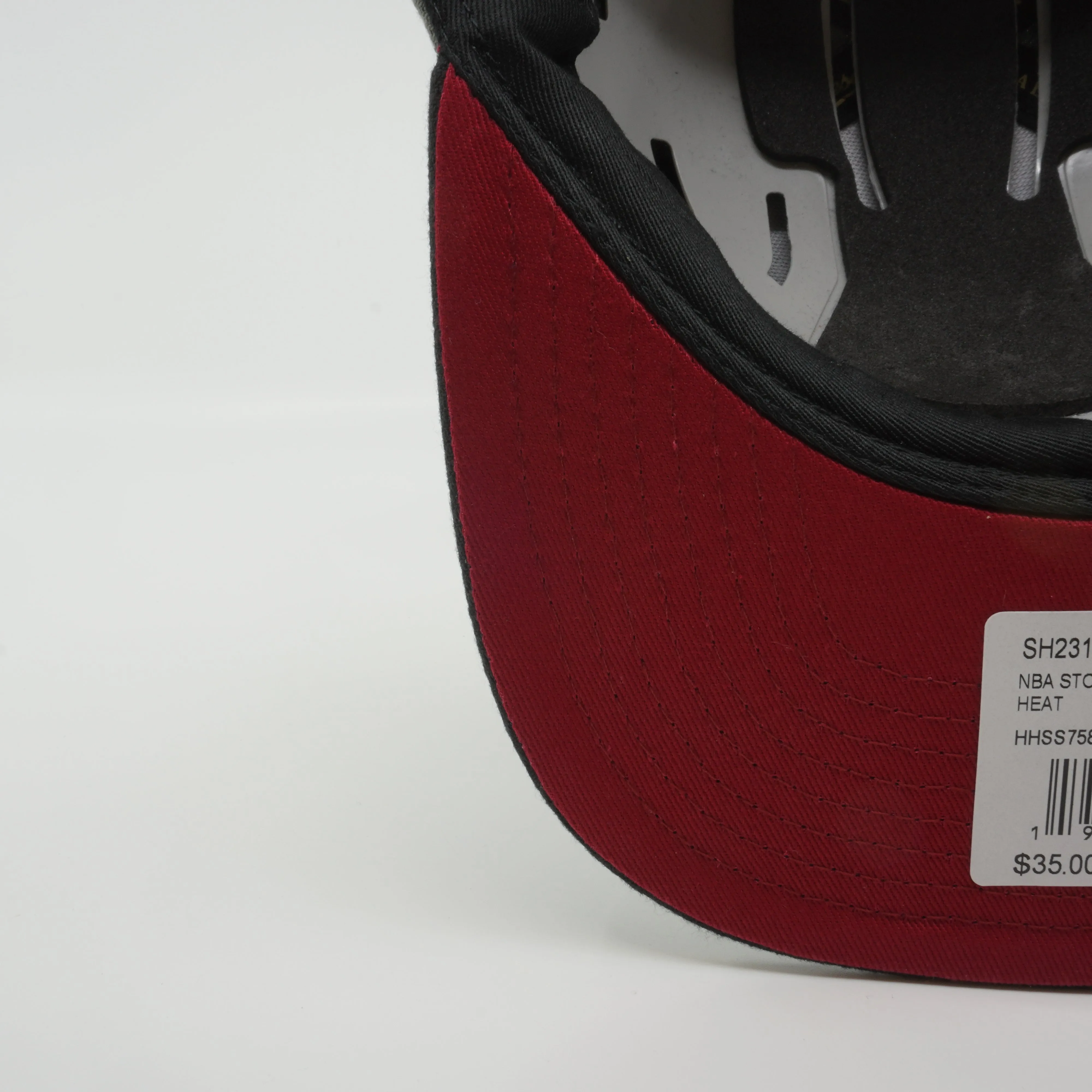 Men's Mitchell & Ness NBA Storm Front Snapback Heat - Grey sold by Zulily product image thumbnail 5