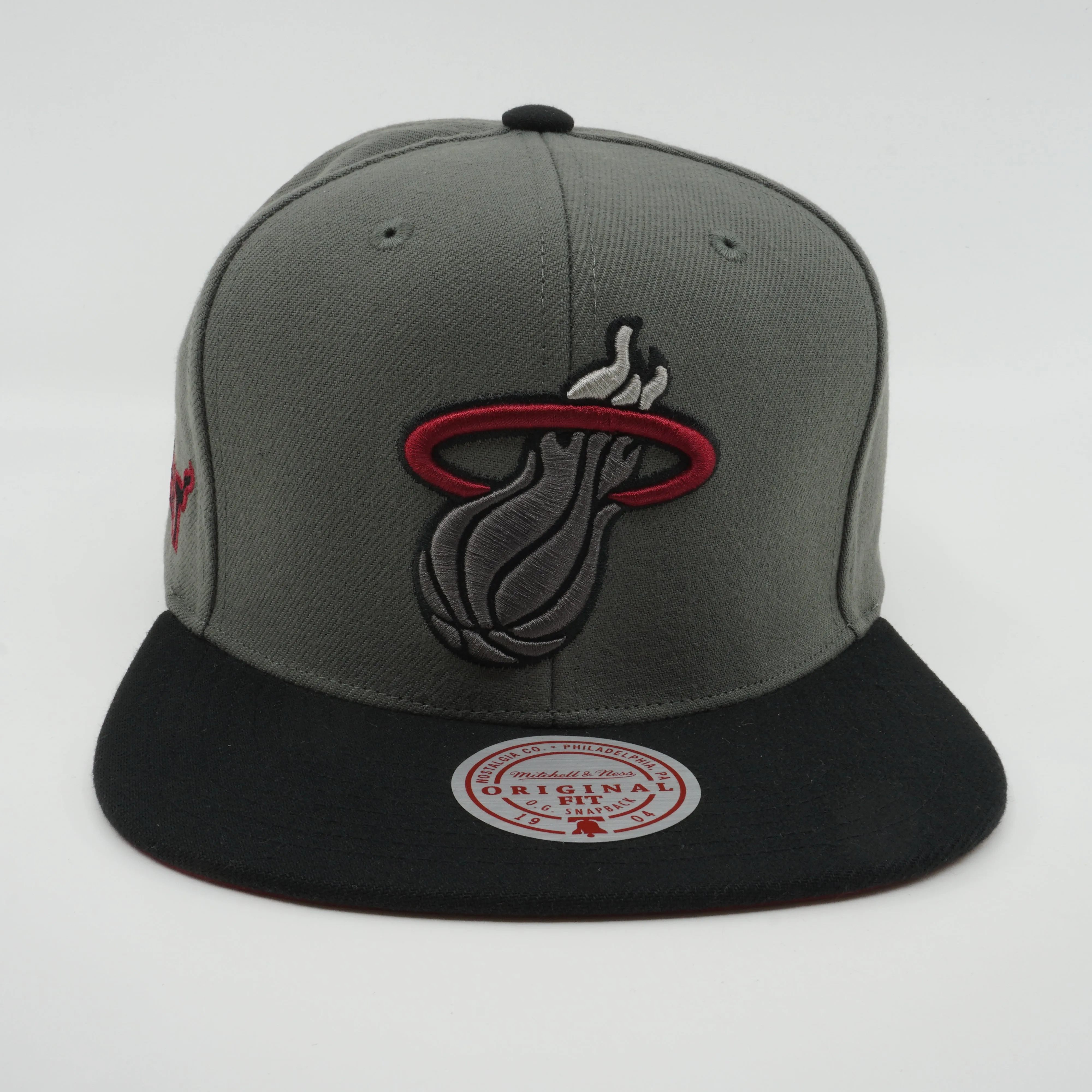 Men's Mitchell & Ness NBA Storm Front Snapback Heat - Grey sold by Zulily product image thumbnail 2
